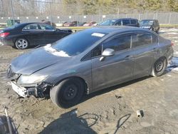 Honda salvage cars for sale: 2013 Honda Civic LX