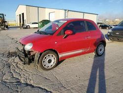 Salvage cars for sale at Tulsa, OK auction: 2012 Fiat 500 POP