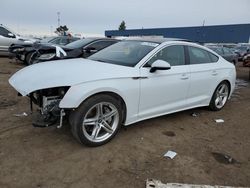 Salvage cars for sale at Woodhaven, MI auction: 2021 Audi A5 Premium Plus 45