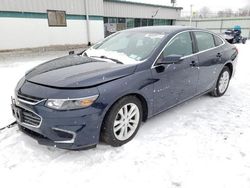 Salvage cars for sale at Leroy, NY auction: 2018 Chevrolet Malibu LT