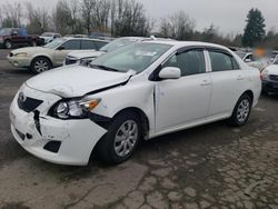 Salvage cars for sale from Copart Portland, OR: 2009 Toyota Corolla Base