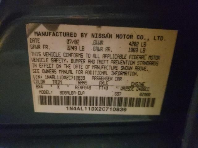 2002 Nissan Altima Base