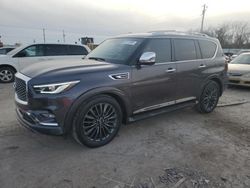 Salvage cars for sale at Oklahoma City, OK auction: 2022 Infiniti QX80 Sensory