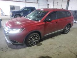 Carros salvage a la venta en subasta: 2017 Mitsubishi Outlander ES