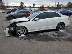 Mercedes-Benz salvage cars for sale: 2011 Mercedes-Benz C 300 4matic