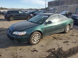 Salvage cars for sale at Fredericksburg, VA auction: 2002 Honda Accord EX