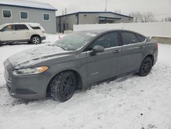 Salvage cars for sale at Barberton, OH auction: 2016 Ford Fusion S Hybrid