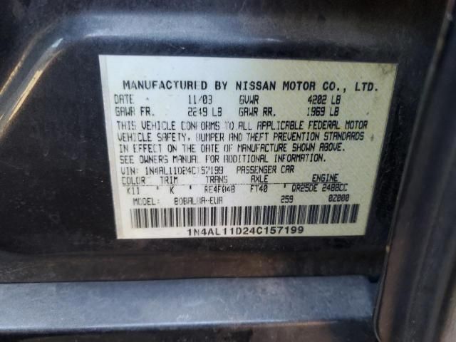 2004 Nissan Altima Base