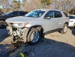 Chevrolet salvage cars for sale: 2021 Chevrolet Traverse LS