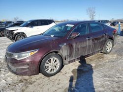 Salvage cars for sale at Kansas City, KS auction: 2018 KIA Optima LX