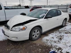 Salvage cars for sale at Elgin, IL auction: 2006 Chevrolet Monte Carlo LT