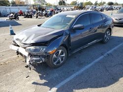 Honda salvage cars for sale: 2021 Honda Civic LX