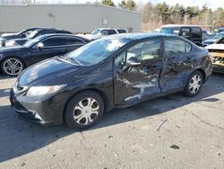 Salvage cars for sale at Exeter, RI auction: 2013 Honda Civic Hybrid L