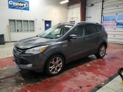 Salvage cars for sale at Angola, NY auction: 2015 Ford Escape Titanium