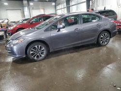 Salvage cars for sale at Ham Lake, MN auction: 2015 Honda Civic EX