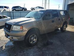 Salvage cars for sale at Chicago Heights, IL auction: 2004 Ford F150 Supercrew