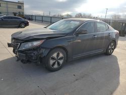 Salvage cars for sale at Wilmer, TX auction: 2012 KIA Optima Hybrid