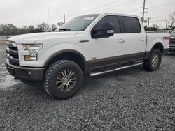 Salvage cars for sale at Riverview, FL auction: 2016 Ford F150 Supercrew