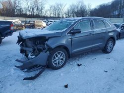 Salvage cars for sale at Ellwood City, PA auction: 2021 Ford Edge SEL