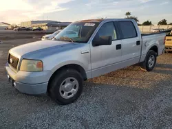 Salvage trucks for sale at San Diego, CA auction: 2005 Ford F150 Supercrew