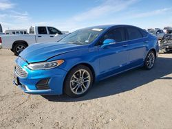 Salvage cars for sale at Amarillo, TX auction: 2020 Ford Fusion SEL