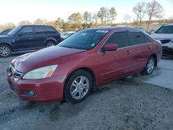 Honda salvage cars for sale: 2007 Honda Accord EX