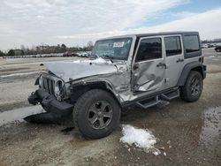 Salvage cars for sale from Copart Lumberton, NC: 2015 Jeep Wrangler Unlimited Sport