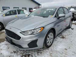 Salvage cars for sale at Pekin, IL auction: 2020 Ford Fusion S