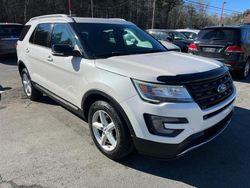 Ford Explorer salvage cars for sale: 2017 Ford Explorer XLT