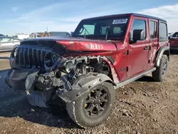 SUV salvage a la venta en subasta: 2021 Jeep Wrangler Unlimited Sport