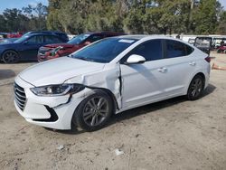 Salvage cars for sale at Ocala, FL auction: 2018 Hyundai Elantra SEL