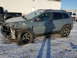 Salvage cars for sale from Copart Portland, MI: 2015 Jeep Cherokee Trailhawk