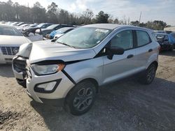 Salvage cars for sale at Savannah, GA auction: 2019 Ford Ecosport S