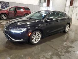 Salvage cars for sale at Avon, MN auction: 2015 Chrysler 200 Limited