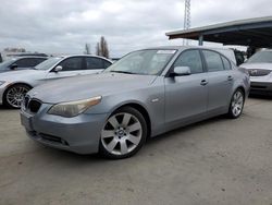 Salvage cars for sale at Hayward, CA auction: 2006 BMW 530 I