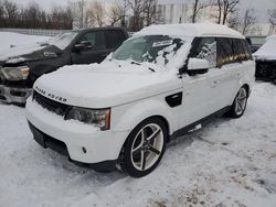 Salvage cars for sale from Copart Central Square, NY: 2013 Land Rover Range Rover Sport HSE Luxury