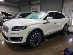 Salvage cars for sale at Elgin, IL auction: 2019 Lincoln Nautilus Black Label