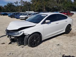 Salvage cars for sale from Copart Ocala, FL: 2015 Chrysler 200 Limited