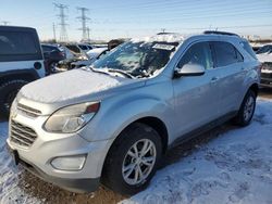 Chevrolet Equinox lt salvage cars for sale: 2016 Chevrolet Equinox LT