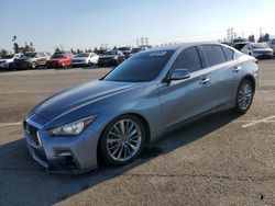 Infiniti salvage cars for sale: 2018 Infiniti Q50 Luxe