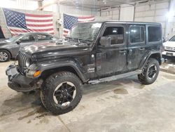 Salvage SUVs for sale at auction: 2020 Jeep Wrangler Unlimited Sahara