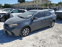 Salvage Cars with No Bids Yet For Sale at auction: 2014 Toyota Corolla L