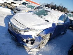 Salvage cars for sale at Montreal Est, QC auction: 2017 Honda Civic LX