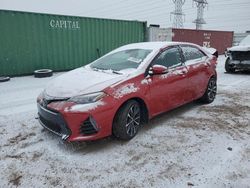 Salvage cars for sale at Elgin, IL auction: 2017 Toyota Corolla L