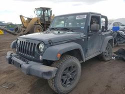 Salvage cars for sale at Brighton, CO auction: 2018 Jeep Wrangler Sport