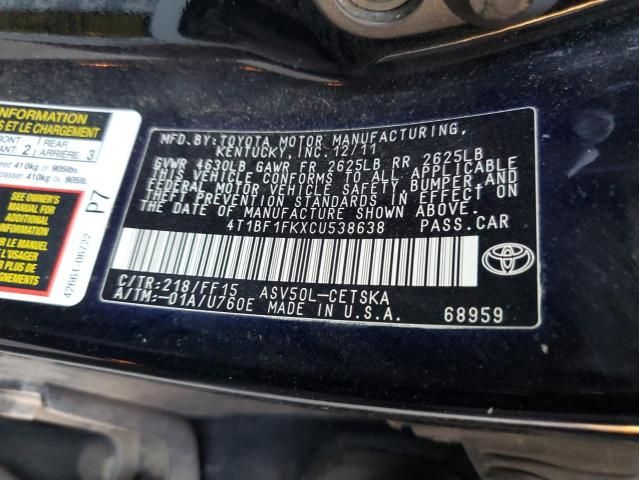 2012 Toyota Camry Base