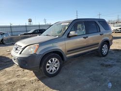 Salvage cars for sale at Chicago Heights, IL auction: 2006 Honda CR-V EX