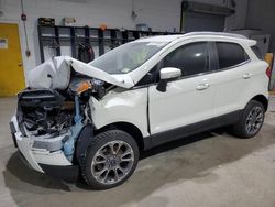 Salvage cars for sale at Candia, NH auction: 2020 Ford Ecosport Titanium