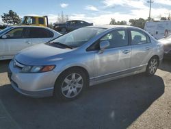 Salvage cars for sale at San Martin, CA auction: 2008 Honda Civic LX