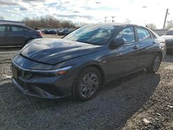 Salvage cars for sale at Hillsborough, NJ auction: 2024 Hyundai Elantra SEL